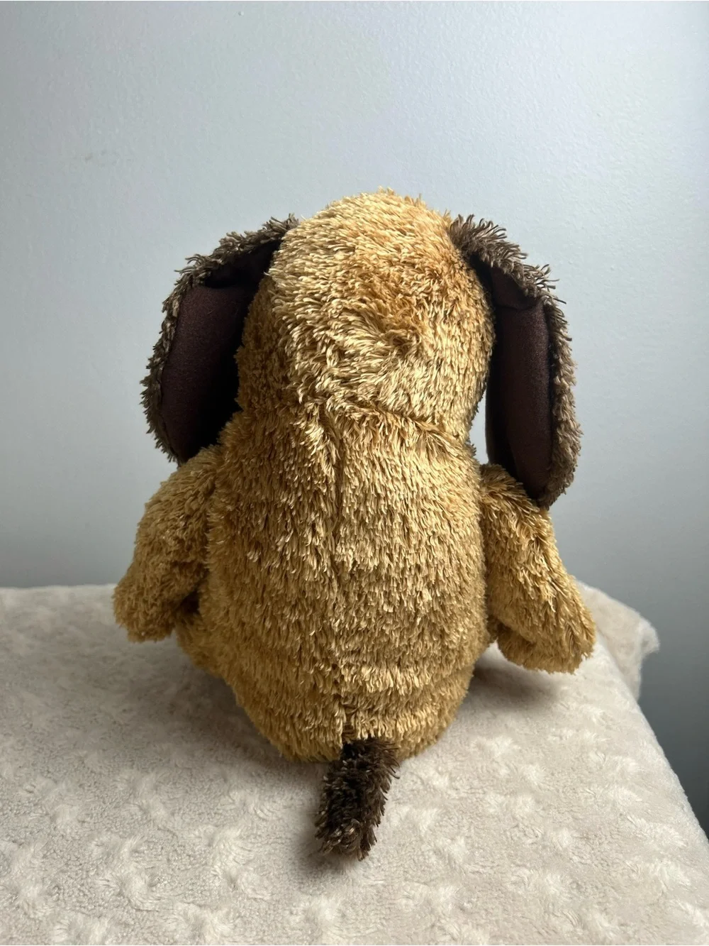 Michaels Stores Tan Brown Puppy Dog Plush Stuffed Animal Toy 2004 Floppy Ears